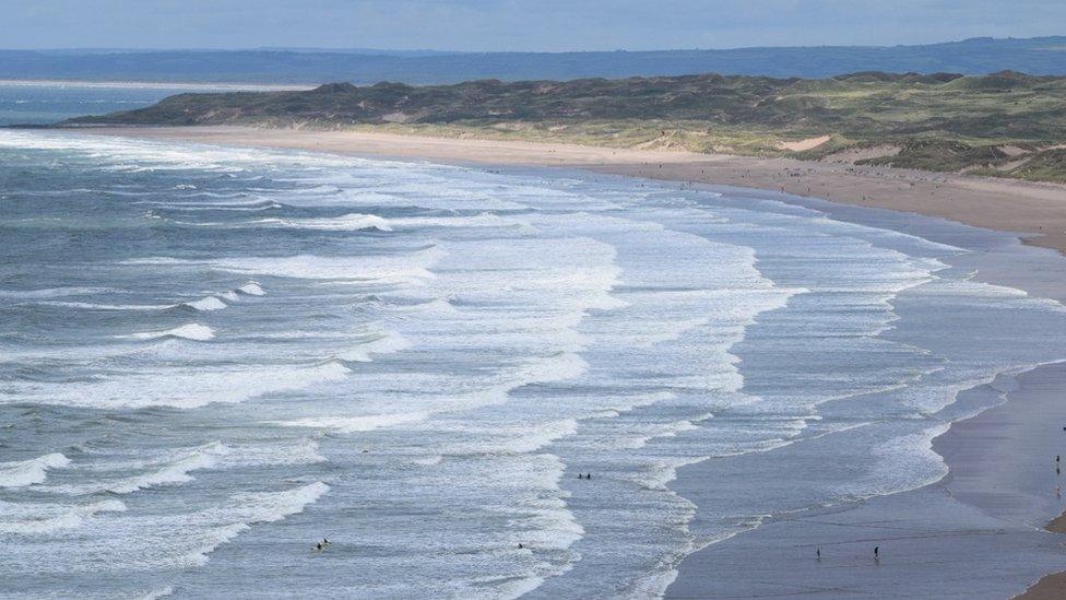 Rhossili Bay, Gower, was photographed by Jason Whatley, from Neath.