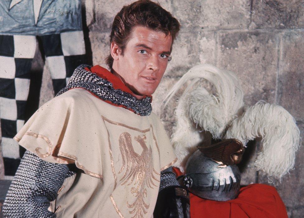 Sir Roger Moore as Ivanhoe