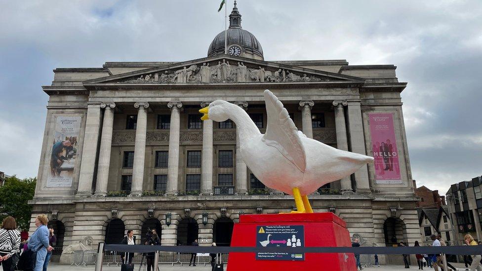 Goosey in Old Market Square