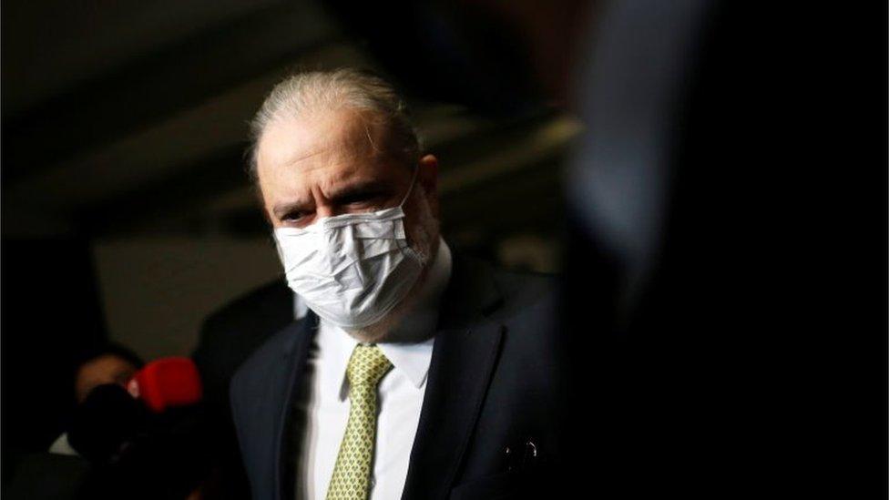 Brazil's Prosecutor-General Augusto Aras is seen at the National Congress in Brasilia, Brazil August 4, 2021. R