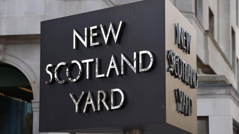 New Scotland Yard sign