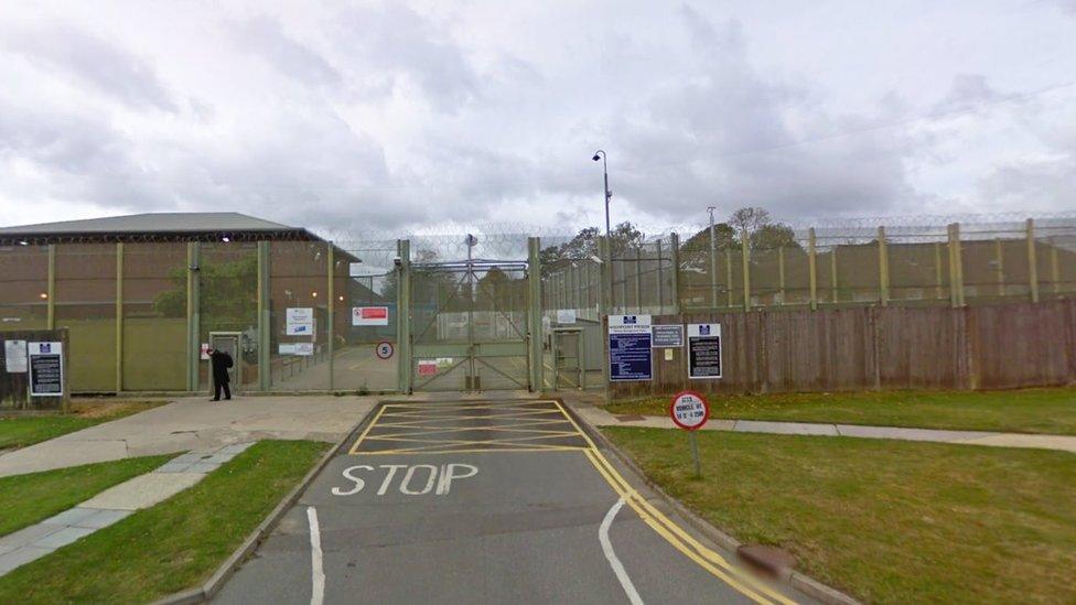 Entrance of HMP Highpoint