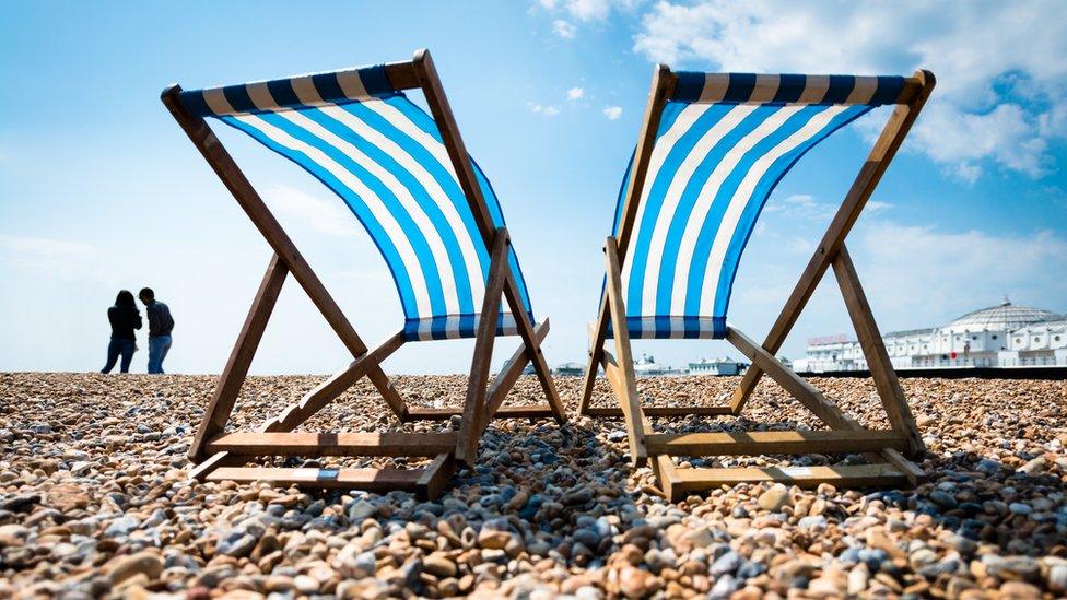 Brighton deckchairs