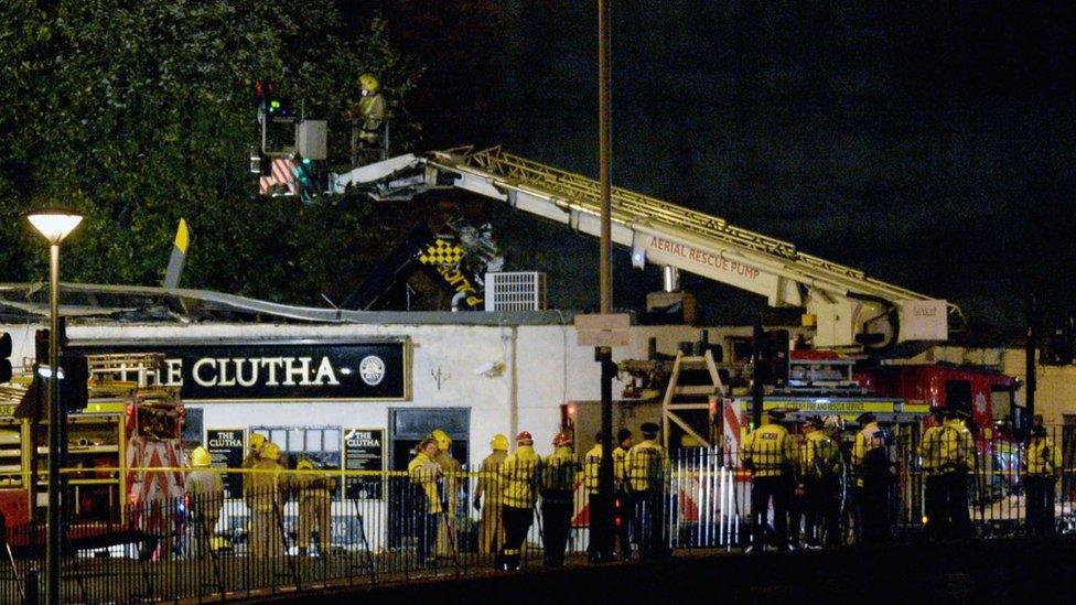 Clutha crash scene