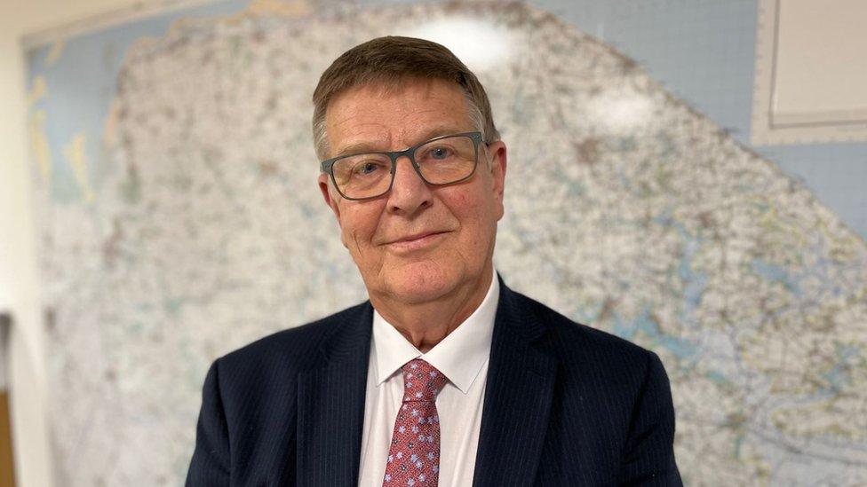 Norfolk County Council leader, Andrew Proctor