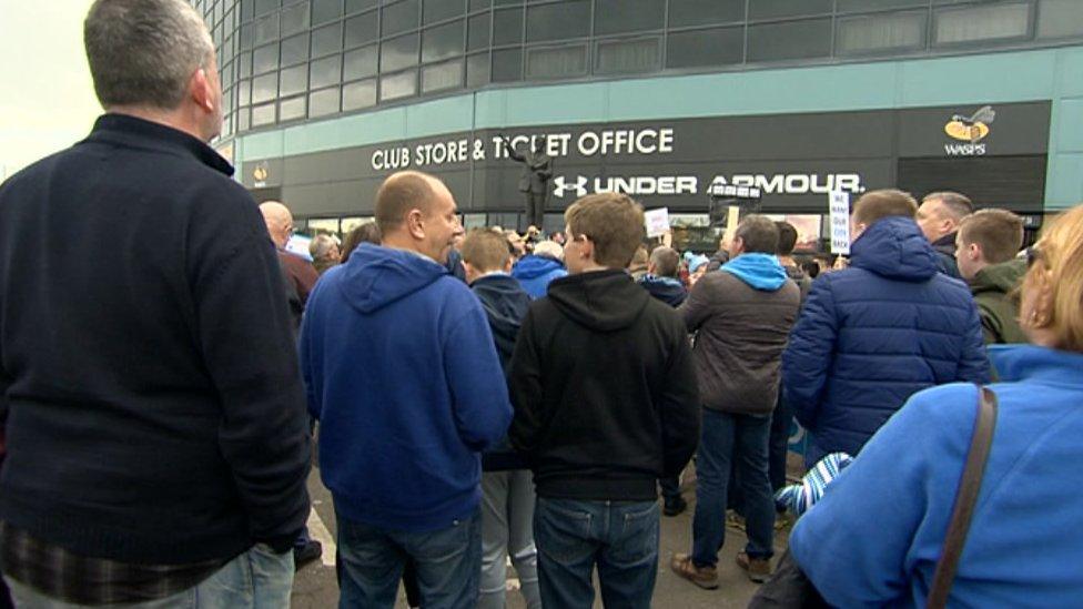 Coventry City protest