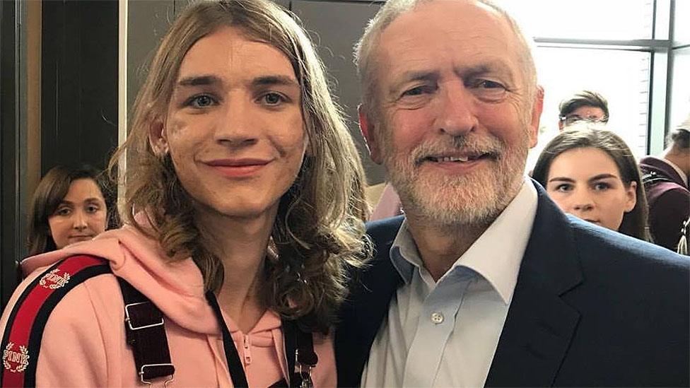 Lily Madigan/Jeremy Corbyn