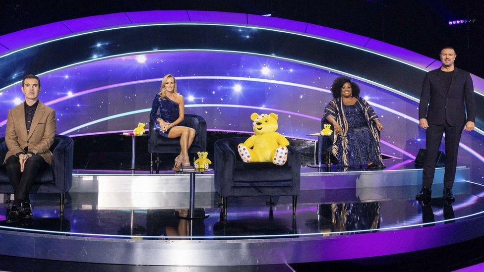 Jimmy Carr, Amanda Holden, Pudsey, Alison Hammond, Paddy McGuinness