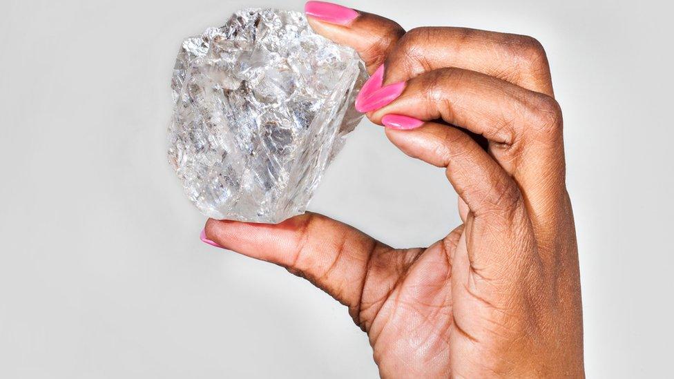 The 1,111 carat stone decovered from Lucara's Karowe mine