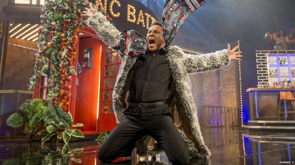 David Walliams performing on Lip Sync Battle UK