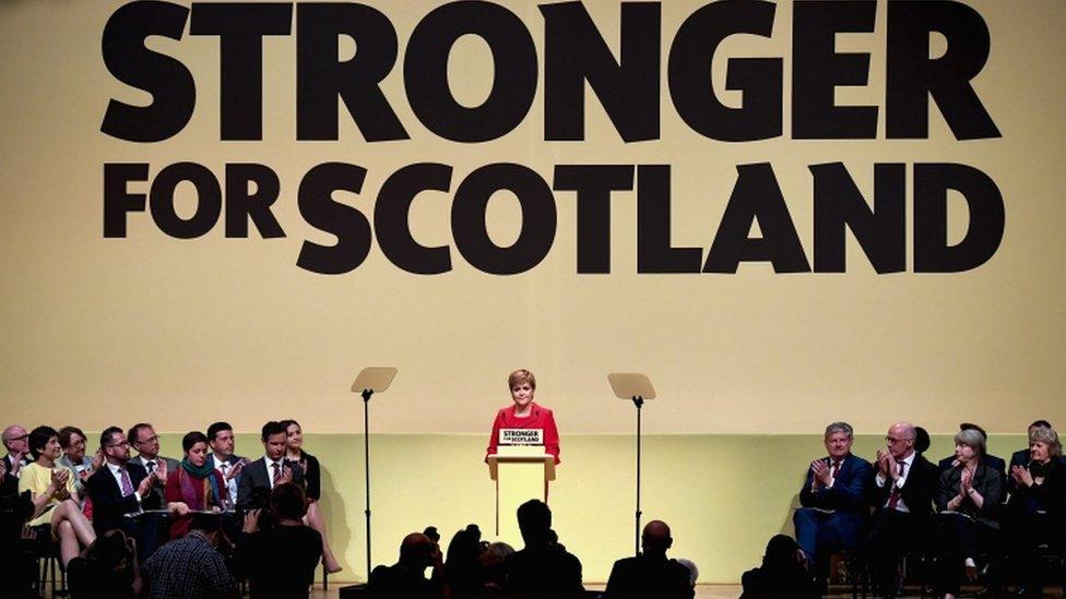 The manifesto - Stronger for Scotland - contained plans for extra NHS spending in England