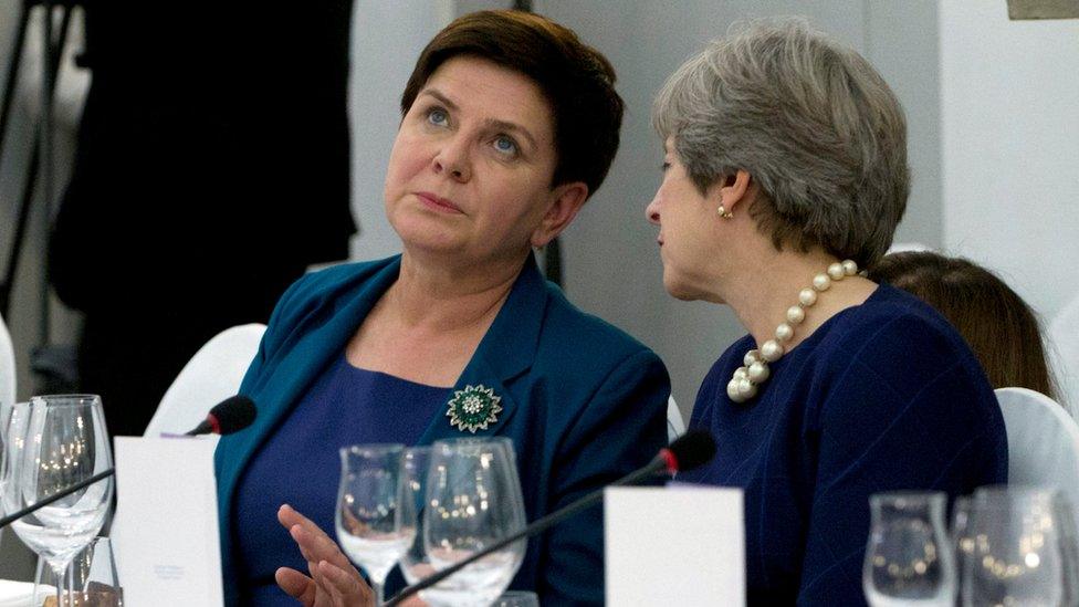 Beata Szydlo and Theresa May