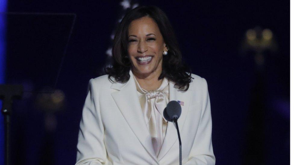 Kamala Harris - the day Joe Biden was projected to win