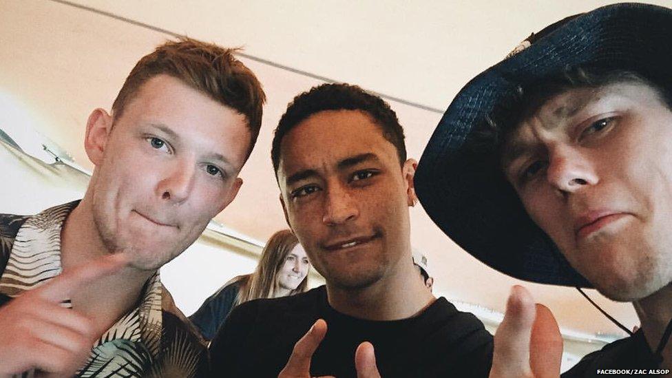 Jamie Rawsthorne, Loyle Carner and Zac Alsop