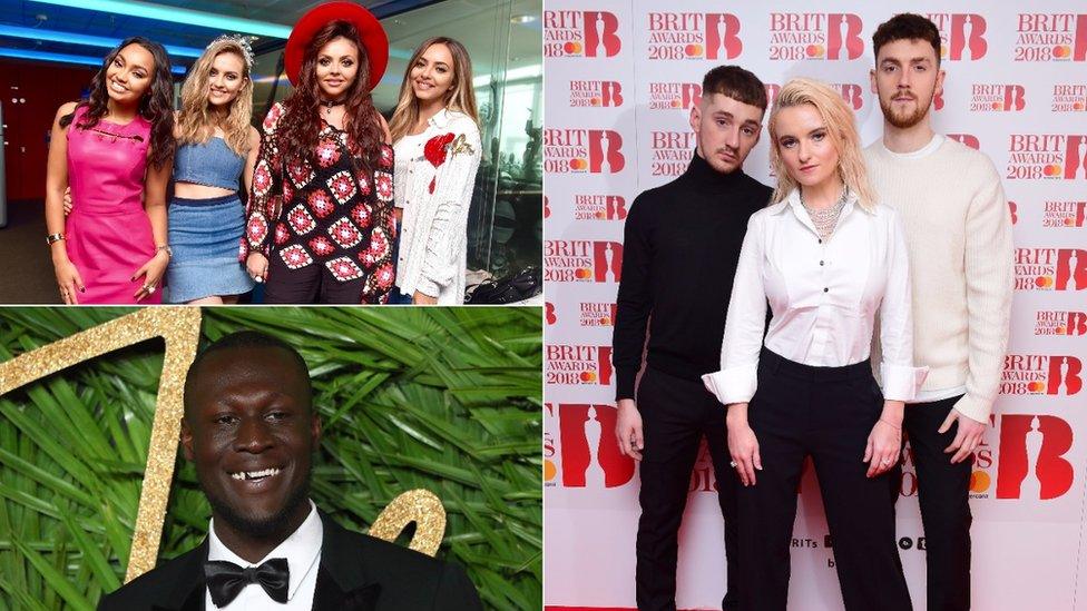 Little Mix, Stormzy and Clean Bandit