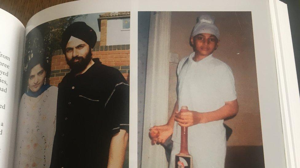 Monty Panesar as a child growing up in Luton