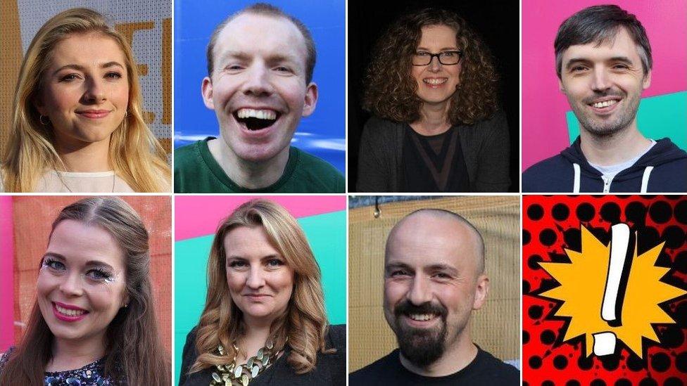 The seven BBC Ouch storytellers for Tales of the Misunderstood