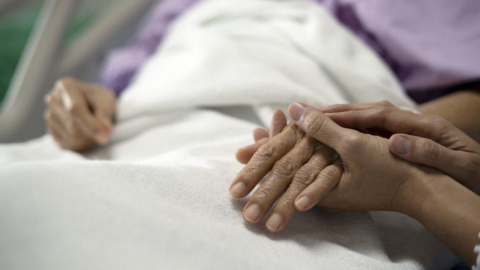 Mental health patient in hospital