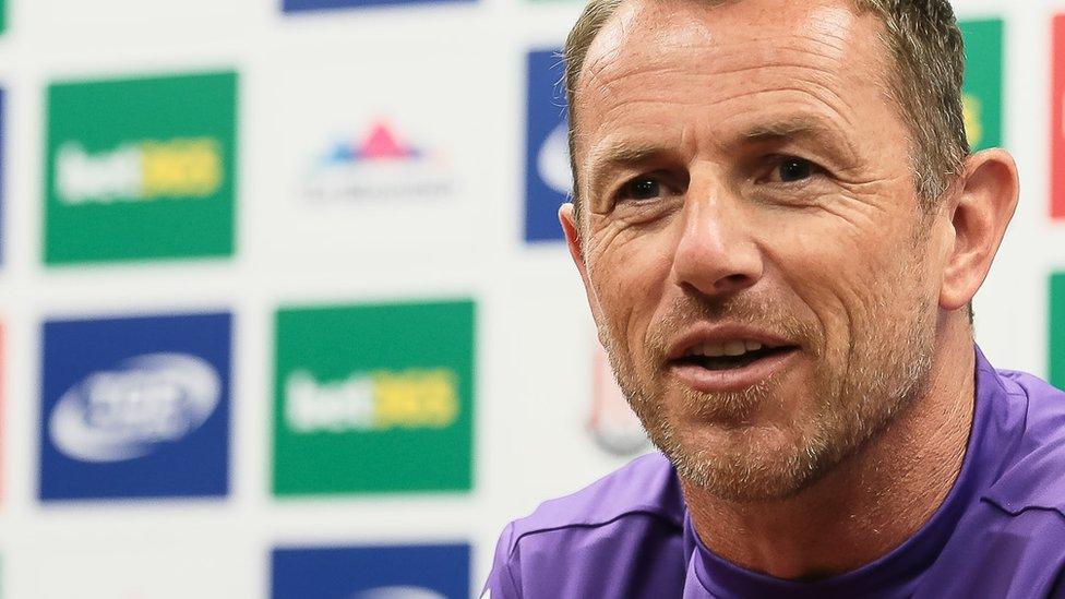 Stoke City manager Gary Rowett