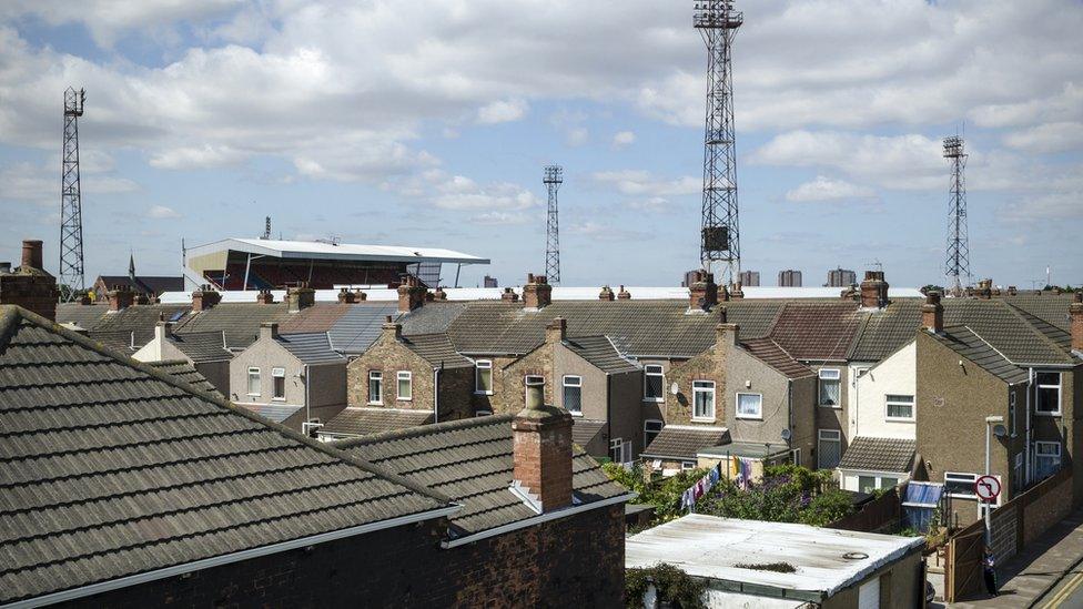 Houses in Grimsby