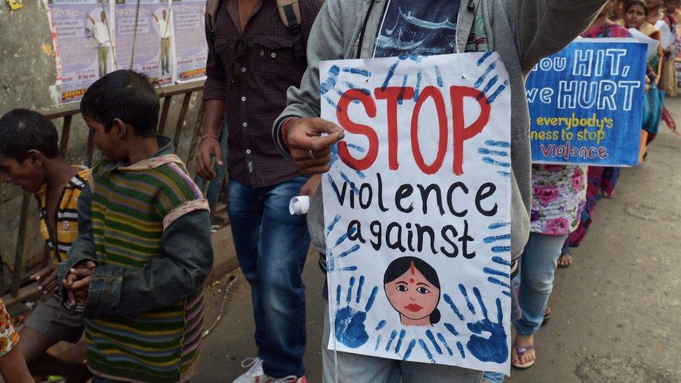 There have been public protests and an outcry against sexual violence in India