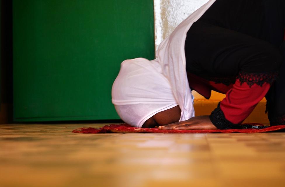 Woman praying