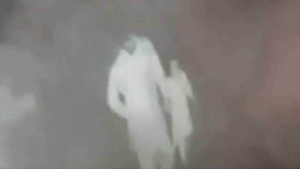 CCTV footage showing a man leading Zainab away before she died