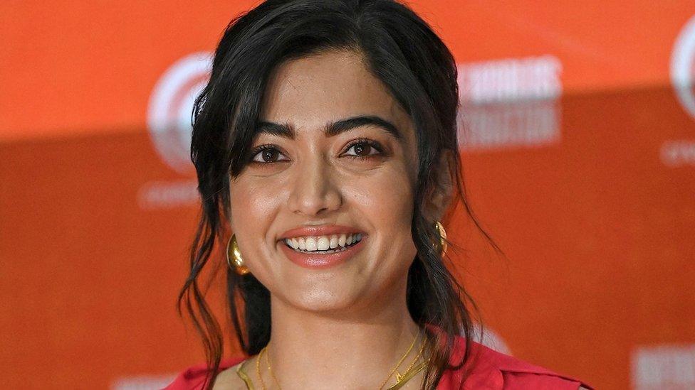 Indian actress Rashmika Mandanna attends the launch of Crunchyroll, an anime streaming application in Mumbai