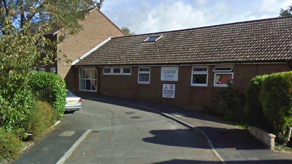 Google Maps image of Critchill Court care home in Frome