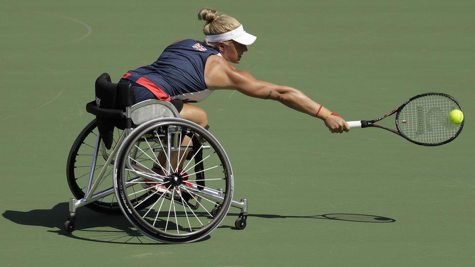 Jordanne Whiley and Lucy Shuker