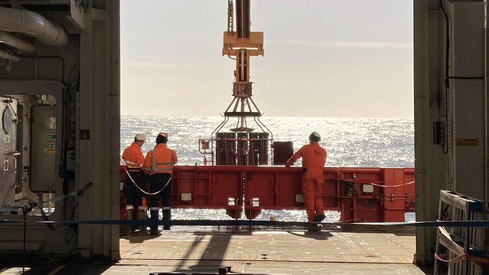 Crew at RRS Sir David Attenborough