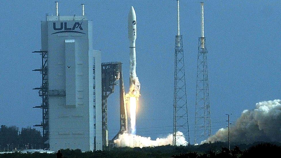 The Atlas V rocket launches from Florida