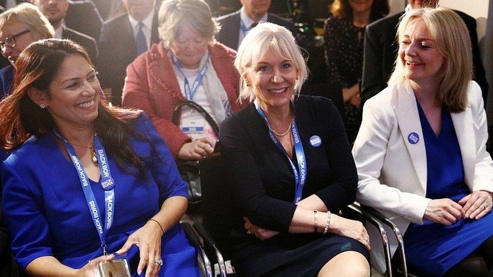 Priti Patel and Liz Truss