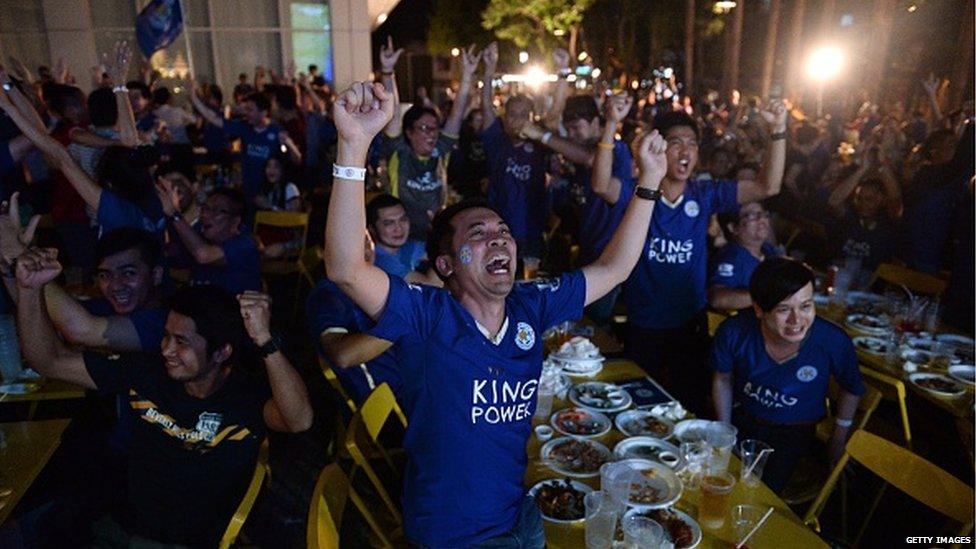 Leicester fans have seen their numbers grow