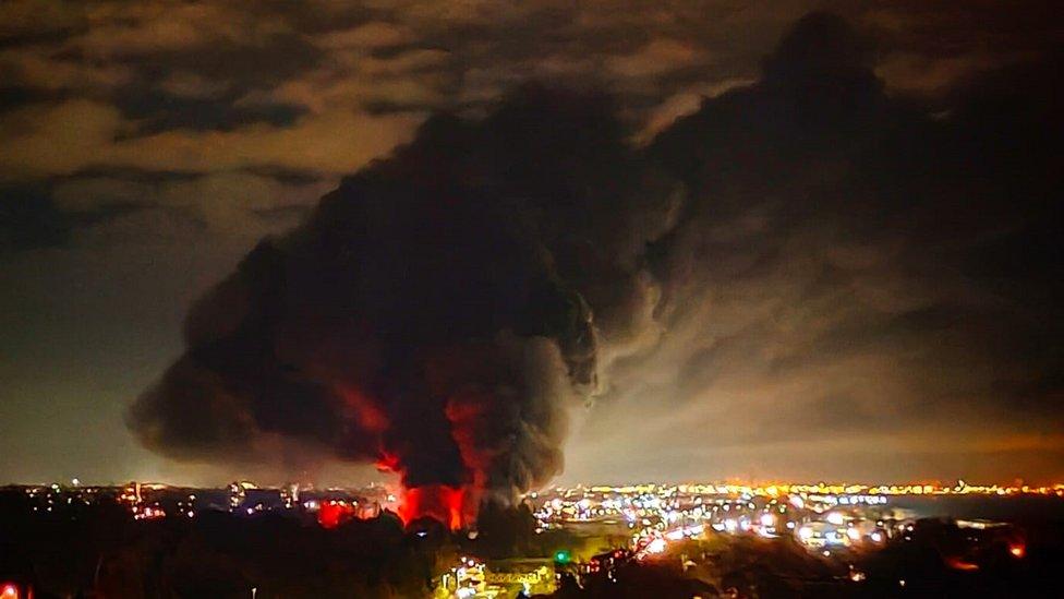 Fire in Hessle
