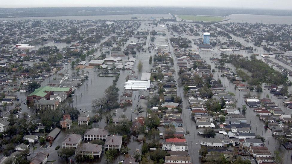 Hurricane Katrina damage