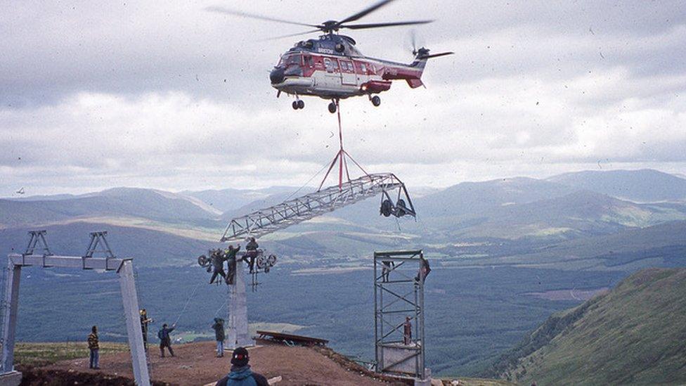 Construction at Nevis Range