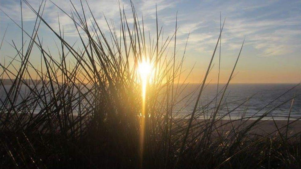 View from the dunes