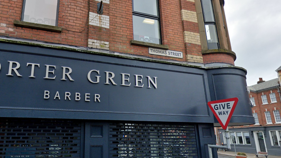 Google Maps screenshot of Thomas Street in Portadown