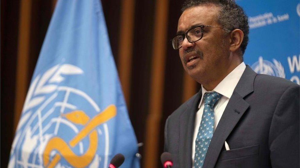 WHO head Tedros Adhanom Ghebreyesus