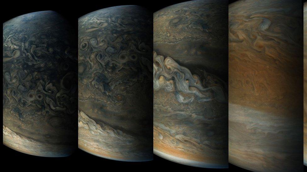 Pictures from the Juno spacecraft