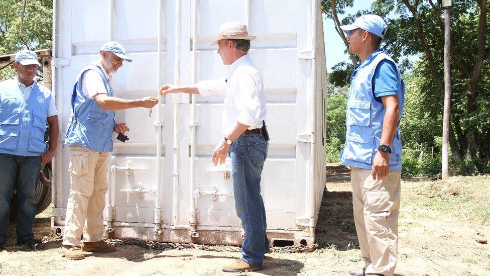 Colombian president, Juan Manuel Santos La Guajira 15 Aug 2017