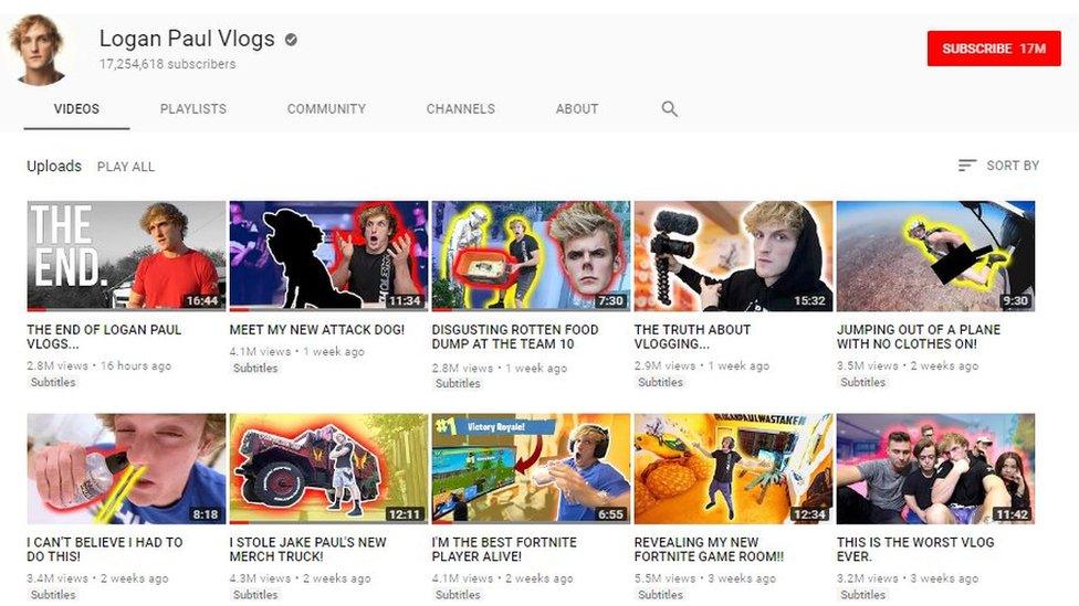 Logan Paul videos