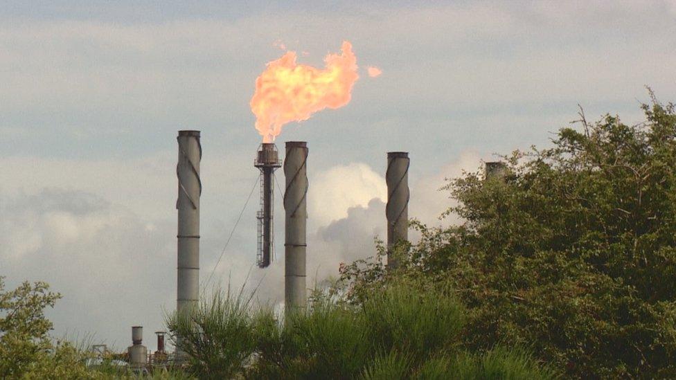 Flaring at Mossmorran