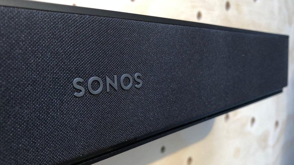 The Beam soundbar is 60% smaller than Sonos' previous models