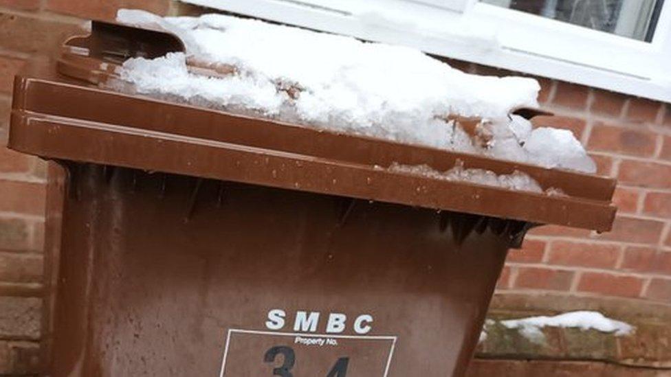 A garden bin in Solihull