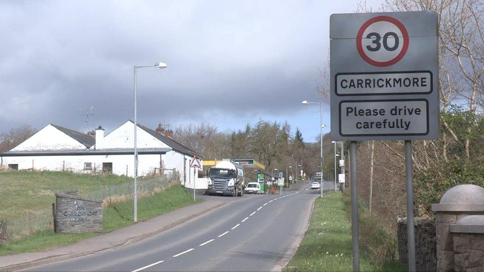 Sign into Carrickmore in County Tyrone