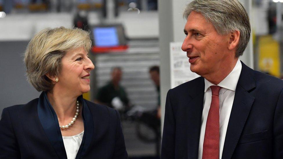 Theresa May and Philip Hammond