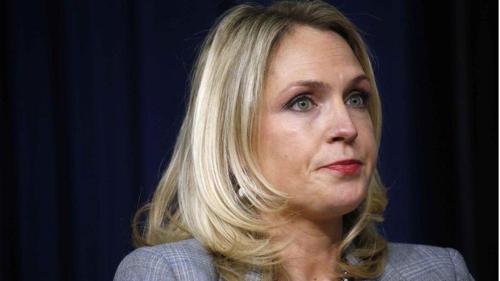 White House aide Kelly Sadler attends a forum in Washington, DC.