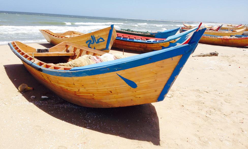 Boats on the beach